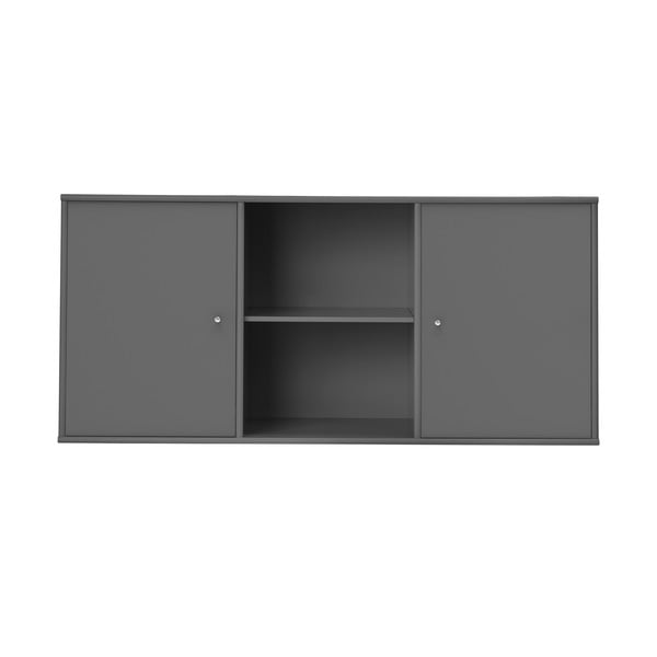 Антрацитен нисък висящ скрин 133x61 cm Mistral – Hammel Furniture