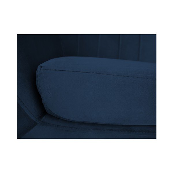 Tmavě modré křeslo Mazzini Sofas Benito-image-4