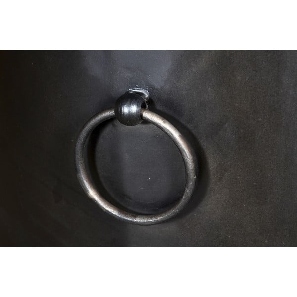 Черен метален шкаф за вино за 9 броя бутилки, 60x85 cm Luni – Interia Home & Living-image-1