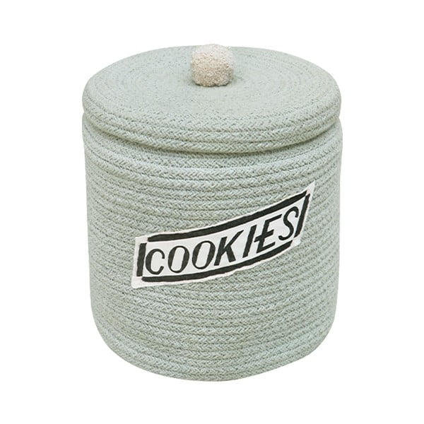 Светлосиня текстилна детска кошница за играчки ø 20x26 cm Cookie Jar – Lorena Canals