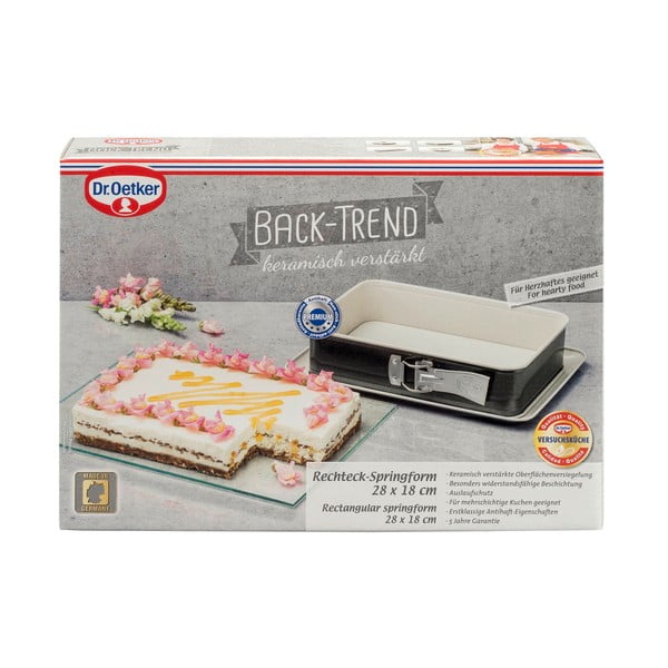 Стоманена тава за печене с керамична повърхност , 28 x 18 cm - Dr. Oetker-image-2