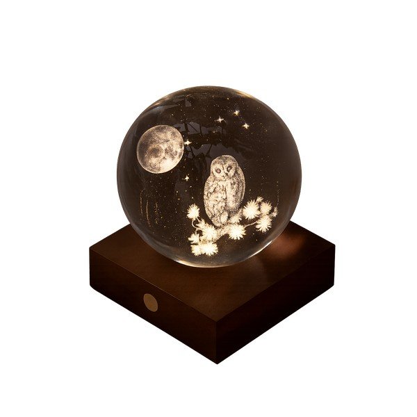 Преносима светлинна декорация с USB ø 8 cm Amber – Gingko-image-2