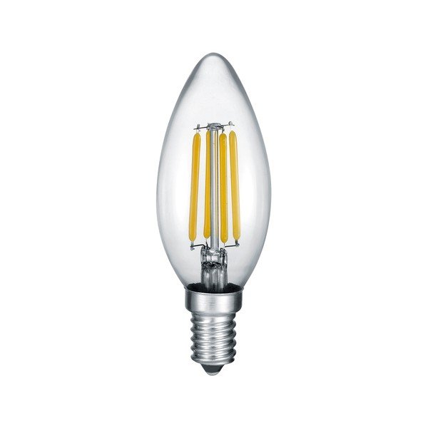 Топла бяла LED/с нажежаема жичка  крушка E14, 2 W Kerze – Trio