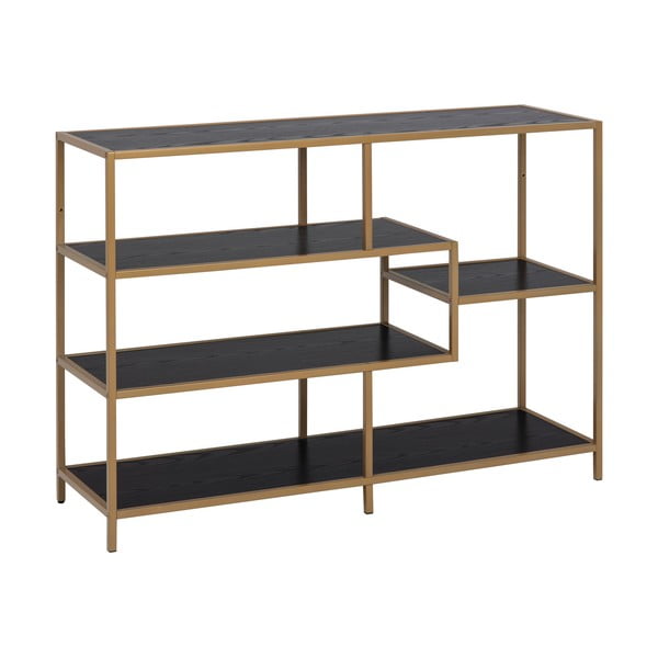 Черен рафт 114x78 cm Seaford - Actona-image-2