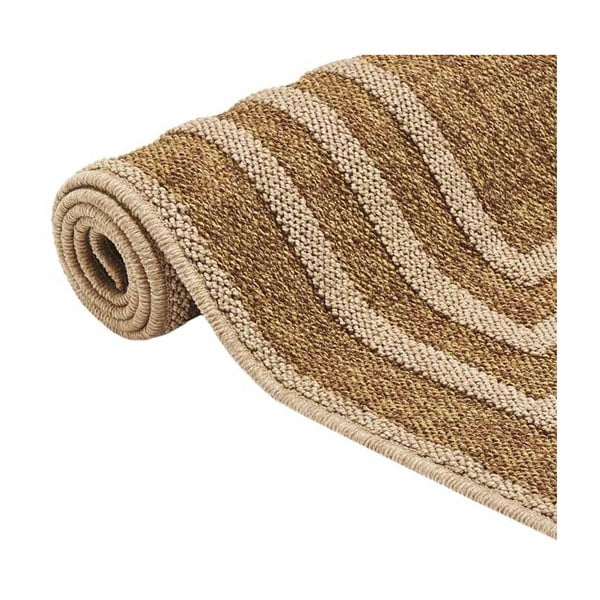 Кафяв килим за открито , 160 x 230 cm Border - Floorita-image-2