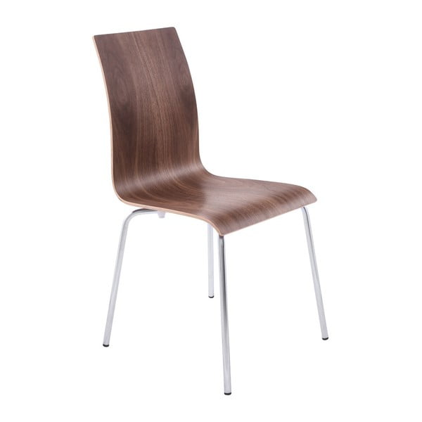 Трапезен стол със седалка от орехово дърво Classic - Kokoon