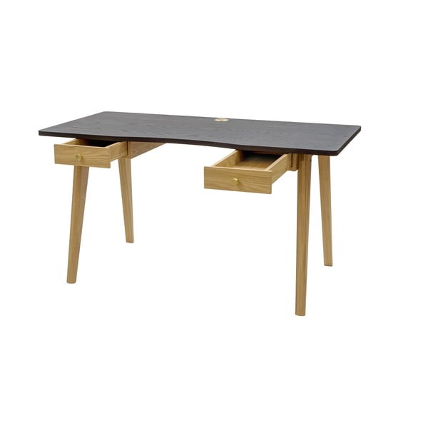 Работна маса от декор от дъб  70x140 cm Nice – Woodman-image-3