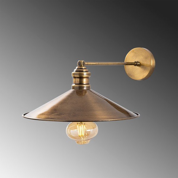 Стенна лампа бронзова ø 30 cm Dodo – Opviq lights-image-3