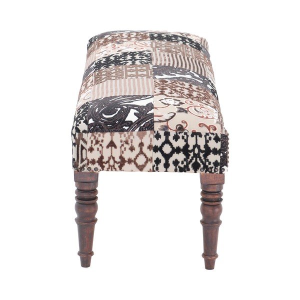 Taburetka Patchwork Brown/Beige-image-3