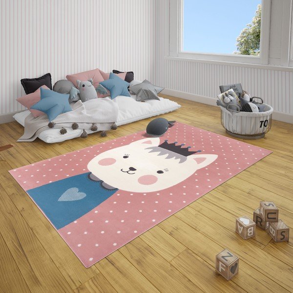 Детски розов килим Приключения , 160 x 220 cm Kitty Bonny - Hanse Home-image-1
