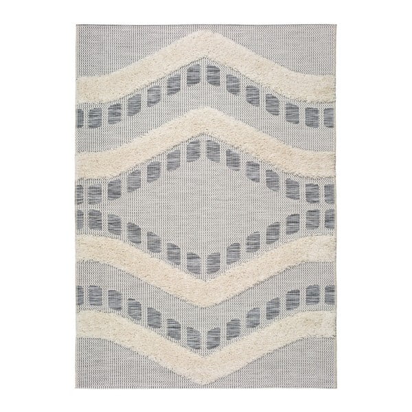 Бяло и сиво килимче Cheroky Harto, 130 x 190 cm - Universal