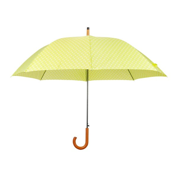 Жълт чадър с дървена дръжка Дъжд - Esschert Design