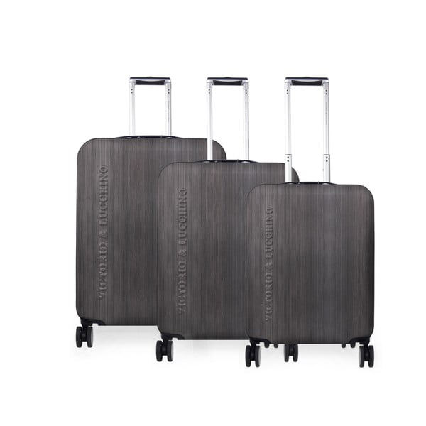Set 3 cestovních kufrů Victorio Negro