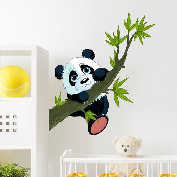 Стикер за стена Panda On Branches - Ambiance