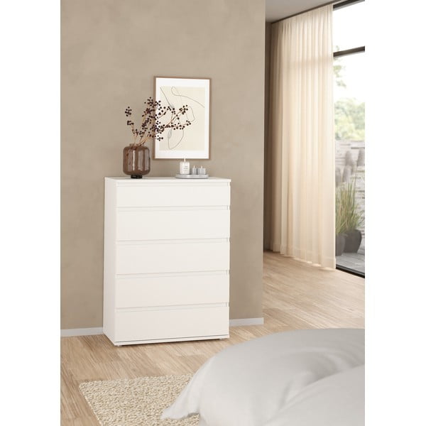 Бял висок скрин 77x107 cm Nova – Tvilum-image-1