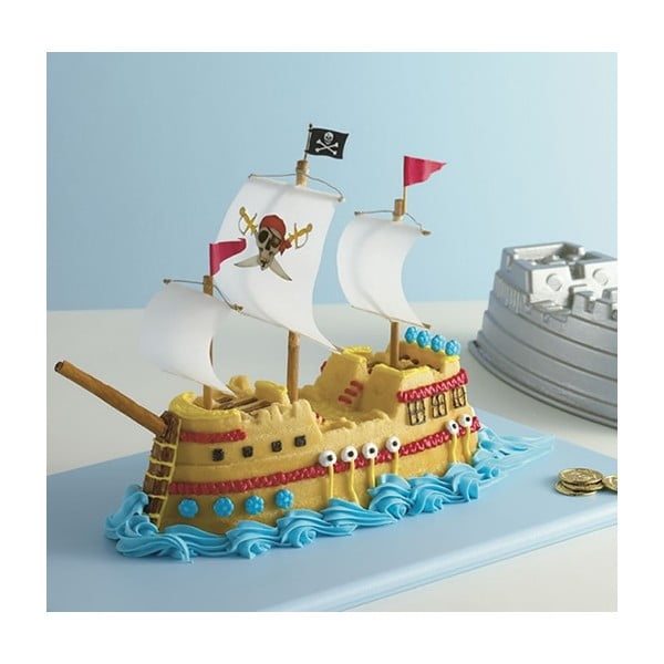 Forma na dort Pirátská loď