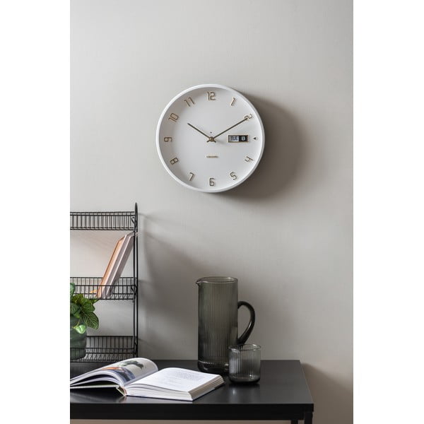 Стенен часовник ø 30 cm Data Flip - Karlsson-image-4