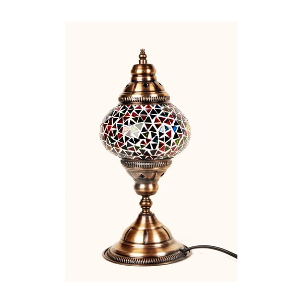 Skleněná ručně vyrobená lampa Oriental, ⌀ 13 cm