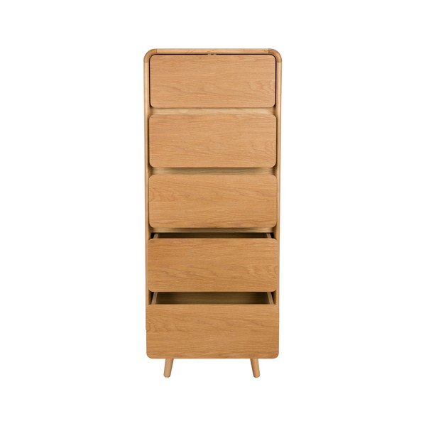 Скрин от масивен ясен в естествен цвят 45x112x40 cm Rise – Zuiver-image-2