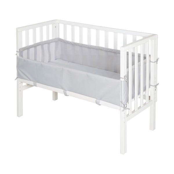 Бяло детско креватче 90x45 cm – Roba