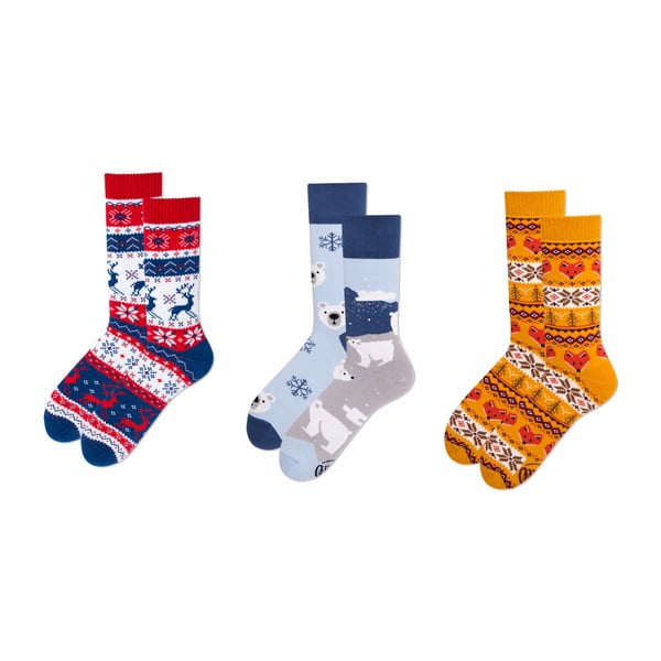 Комплект от 3 чифта чорапи Winter Buddies, размер 35-38 - Many Mornings