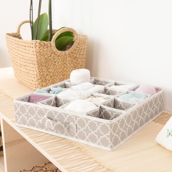 Бежов органайзер за чекмеджета с 16 отделения , 40 x 40 cm Madison - Compactor-image-1