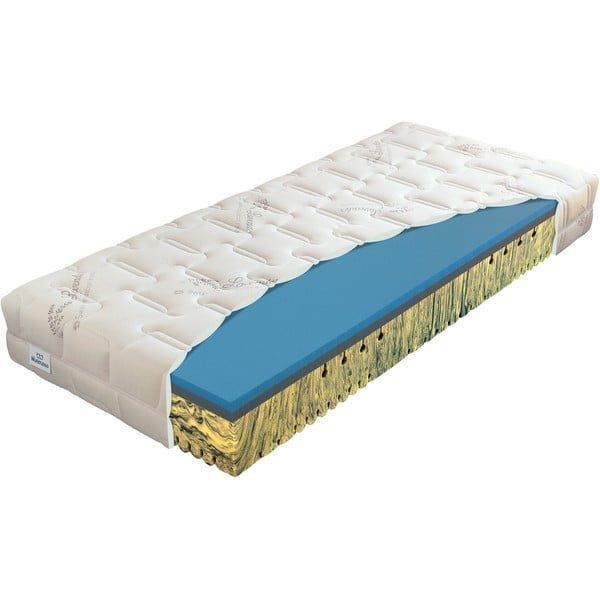 Средно твърд/мек матрак с пяна с две лица 140x200 cm Herbal visco – Materasso
