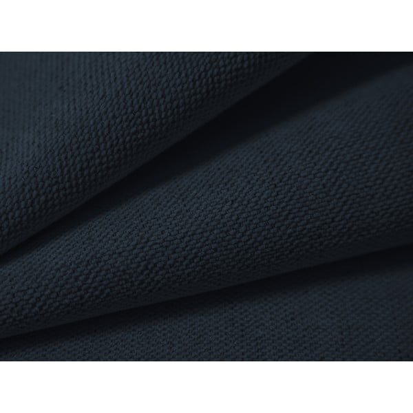 Тъмносиньо двойно тапицирано легло с място за съхранение с включена подматрачна рамка 160x200 cm Lupine – Micadoni -image-4