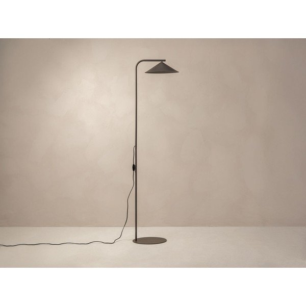 Кафява метална подова лампа (височина 160 cm) Nocte – Micadoni -image-3