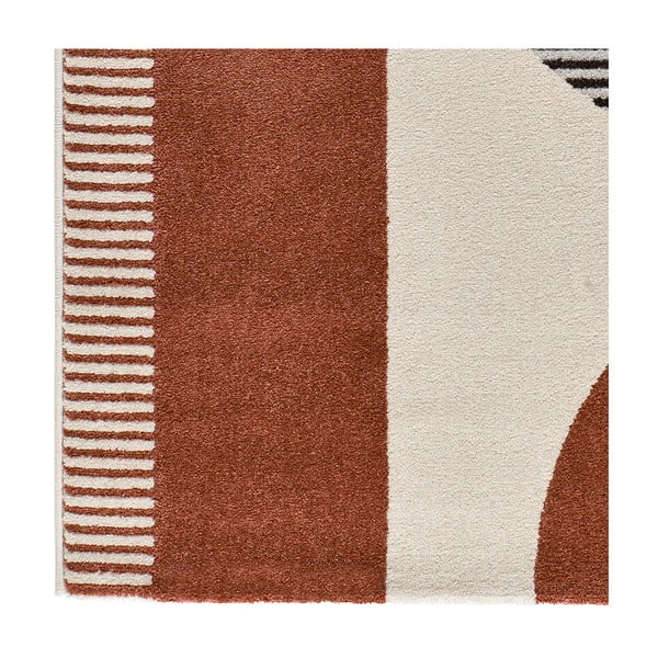 Килим в червен сив цвят 160x230 cm Gaia – Universal-image-2