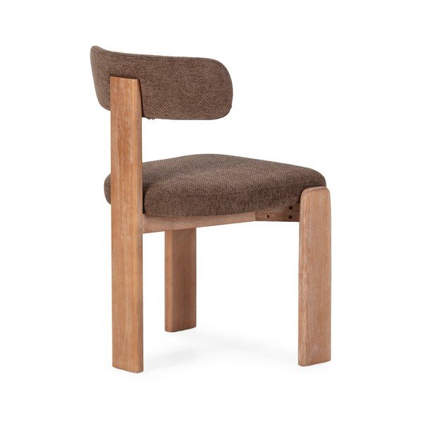 Кафяви тапицирани трапезни столове в комплект 2 бр. Nadia – MOME-image-4