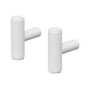 Бели стенни комплект куки 2 бр. Rof – Blomus