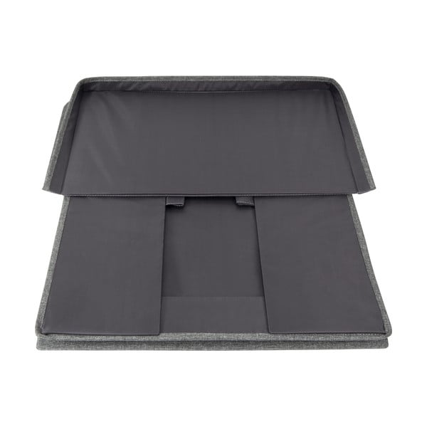 Сива кутия за съхранение под леглото - Bigso Box of Sweden-image-4