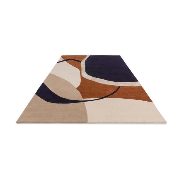 Ръчно изработен вълнен килим в тухлен цвят 160x230 cm Matrix – Asiatic Carpets-image-4