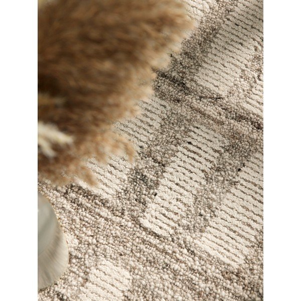Кремав ръчно изработен вълнен килим 120x180 cm Boho 1.0 Linara – Vikosa-image-3