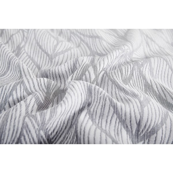 Сиво единично  спално бельо от жакард 140x200 cm Florida – My House-image-2