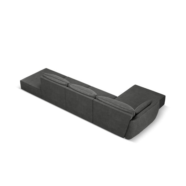 Сив ъглов диван (ляв ъгъл) Vanda - Mazzini Sofas-image-3