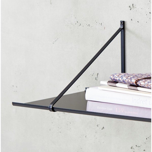 Черен стенен рафт Hammel , 65 x 27 cm Edge - Hammel Furniture-image-1