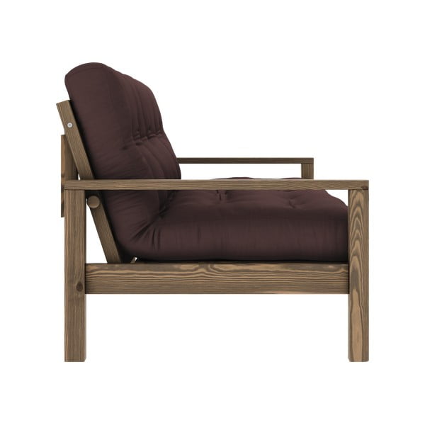 Тъмнокафяв разтегателен диван 205 cm Knob - Karup Design-image-4