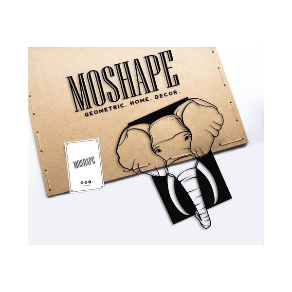 Черна метална декорация за стена Слон - Unknown-image-1