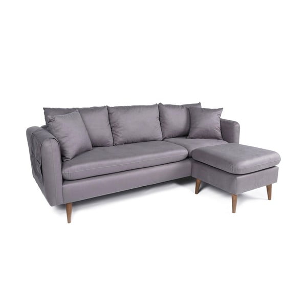 Светлосив диван 215 cm Sofia – Balcab Home-image-2