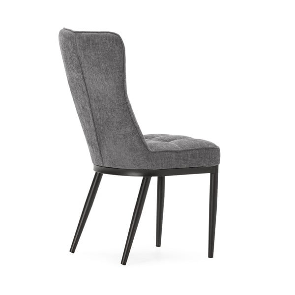 Сиви трапезни столове в комплект от 2 бр. Damon – Marckeric-image-4