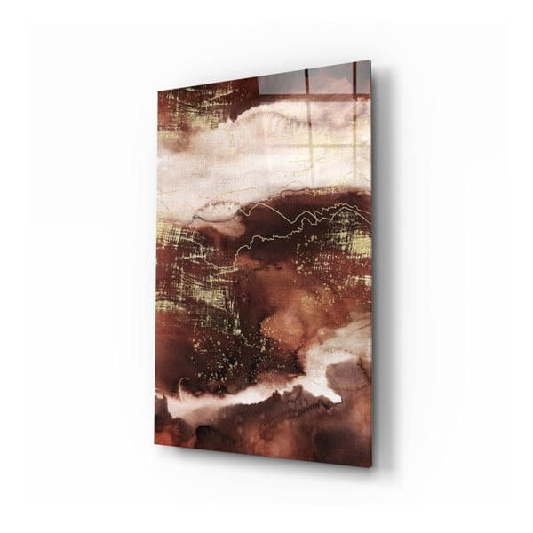 Картина върху стъкло , 110 x 70 cm Abstract Toprak - Insigne
