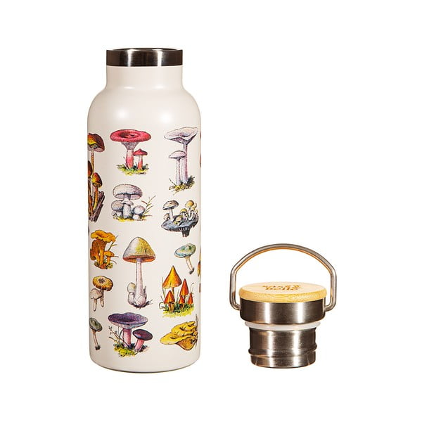 Бебешка бутилка от неръждаема стомана 500 ml Vintage Mushroom - Sass & Belle-image-1