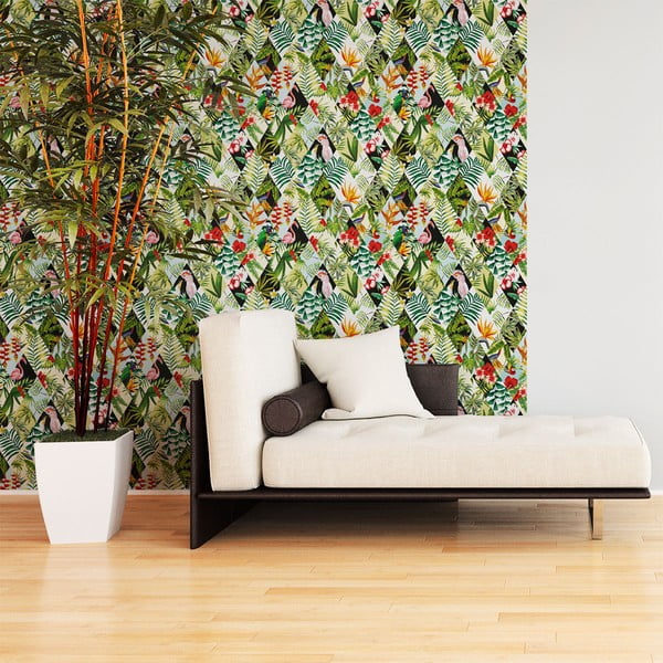 Декоративен стикер за стена Джунглата, 60 x 60 cm - Ambiance