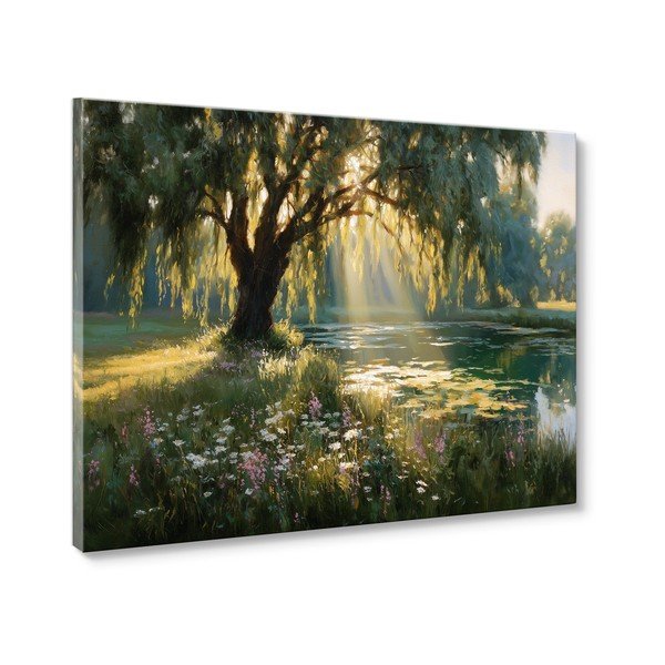 Картина 113x85 cm Sunlit Willow – Styler-image-3