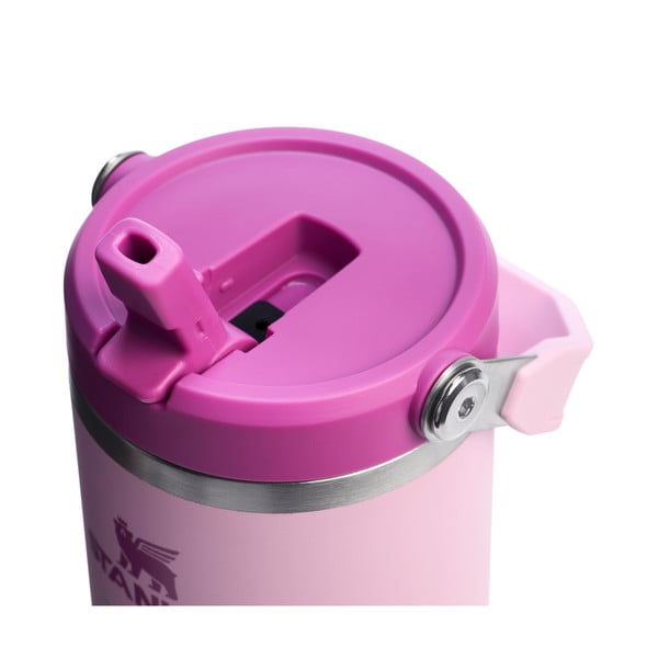 Розов термос от неръждаема стомана 890 ml IceFlow™ Flip Straw 2.0 Tumbler Cherry Blossom – Stanley-image-3