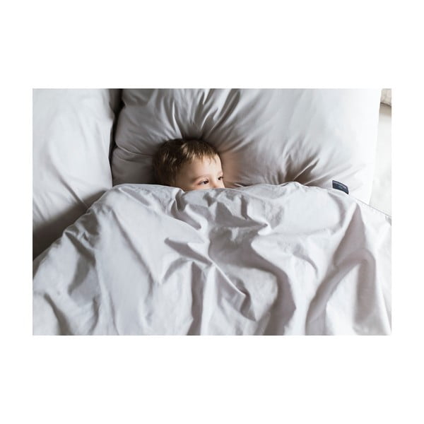 Светлосива завивка от египетски памук 155x200 cm Perla - WeLoveBeds-image-3