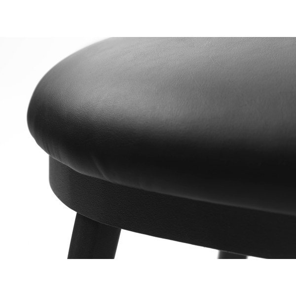 Черна пейка от изкуствена кожа Gain – Unique Furniture-image-4