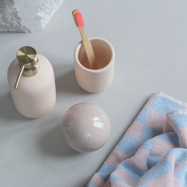 Синьо-розови кърпи от органичен памук в комплект от 2 броя 40x55 cm Retro - Mette Ditmer Denmark-image-4